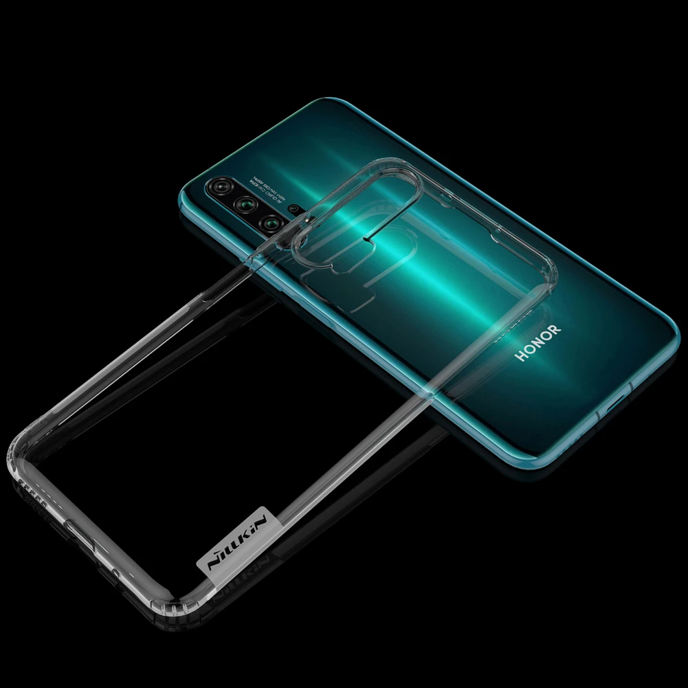 Оригинальный чехол для huawei Honor 20 Pro NILLKIN Natural TPU Fundas, мягкий прозрачный кремний чехол для телефона