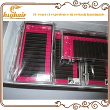 12 rows/tray Fake False eyelashes Extension L JC curl 8mm 10mm 12mm 14mm All sizes individual artificial eye lashes