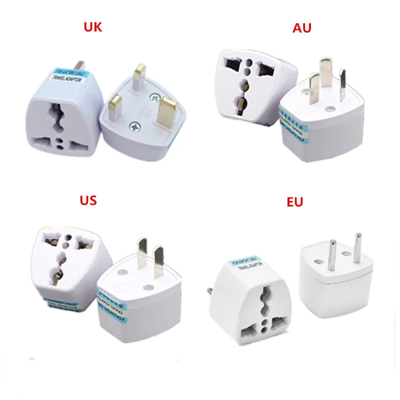 

Universal UK US EU AU Plug Adapter American Australian European Travel Power Adapter AC Charger Converter Socket Electric Outlet