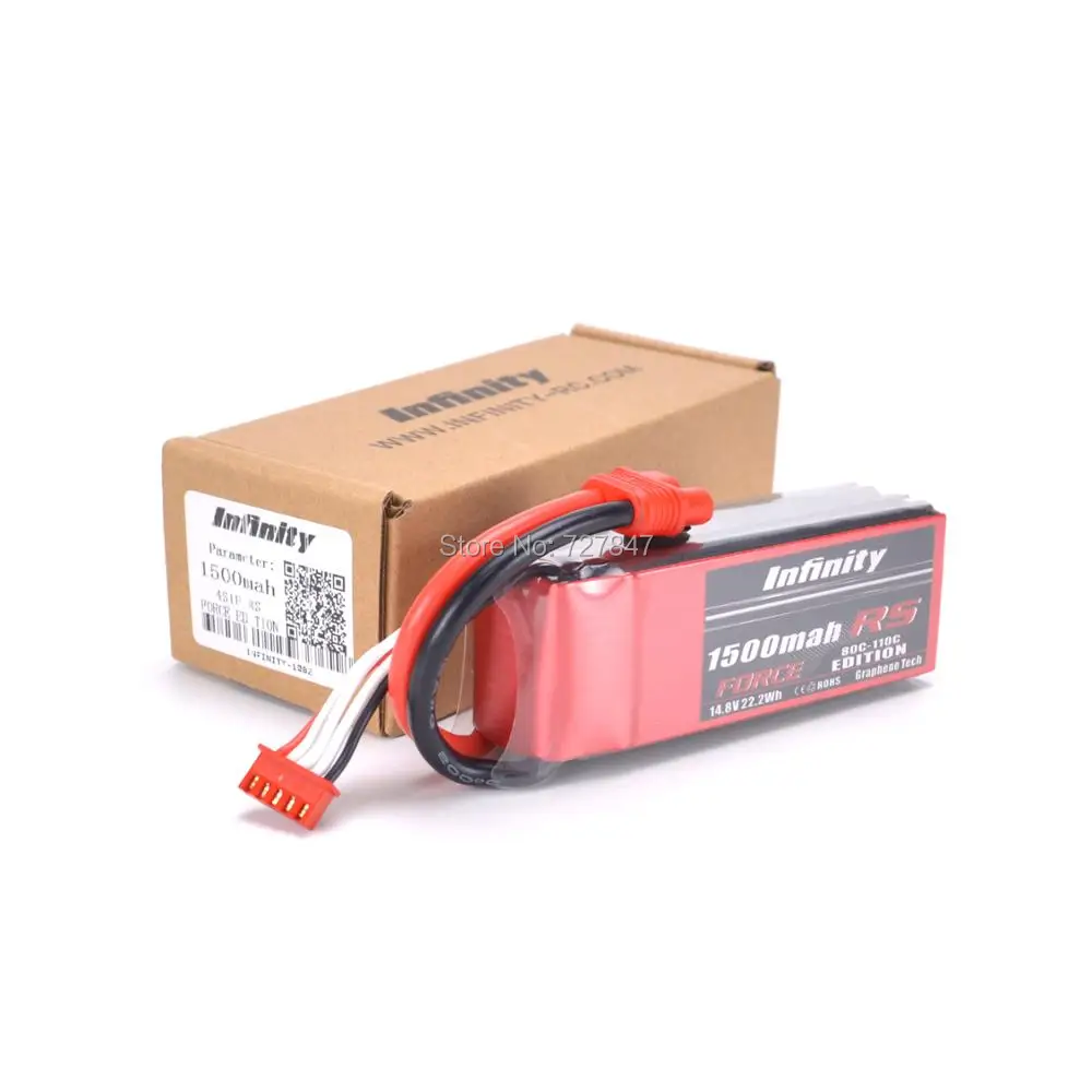 

Rechargeable Lipo Battery For Infinity 1500mah 80C-110C 4S1P 14.8V RS FORCE EDITION Lipo Battery