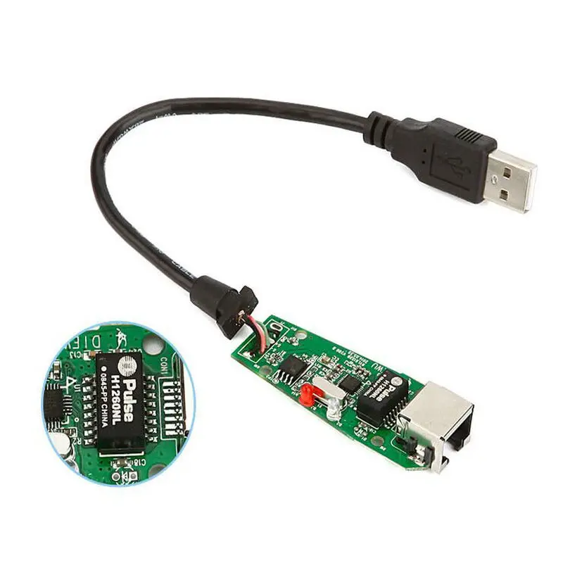 Usb 2,0 RJ-45 rj45 10/100 Mbps Ethernet сетевой карты внешний сетевой адаптер на кабель для портативных ПК