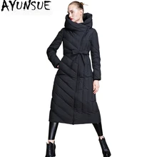 AYUNSUE зимнее пальто Для женщин Новое поступление Для женщин пуховик длинное пальто женские Высокое качество куртки парка Chaqueta Mujer KJ611