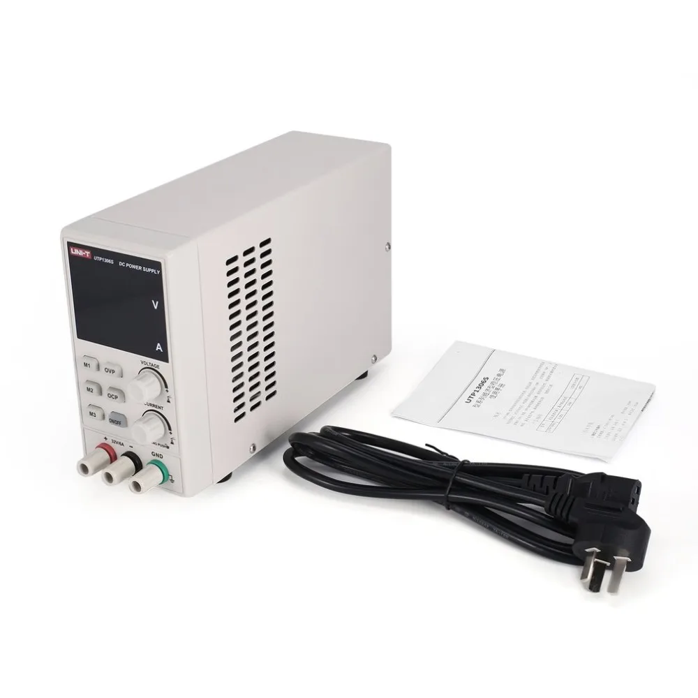 UNI T 30 В/6A цифровой DC питание Ток Напряжение Регулируемый коммутации