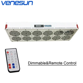 

Apollo 12 LED Grow Light Dimmable Remote Control Full Spectrum Venesun Plant Grow Lamps for Indoor Plant Hydroponic Greenhouse