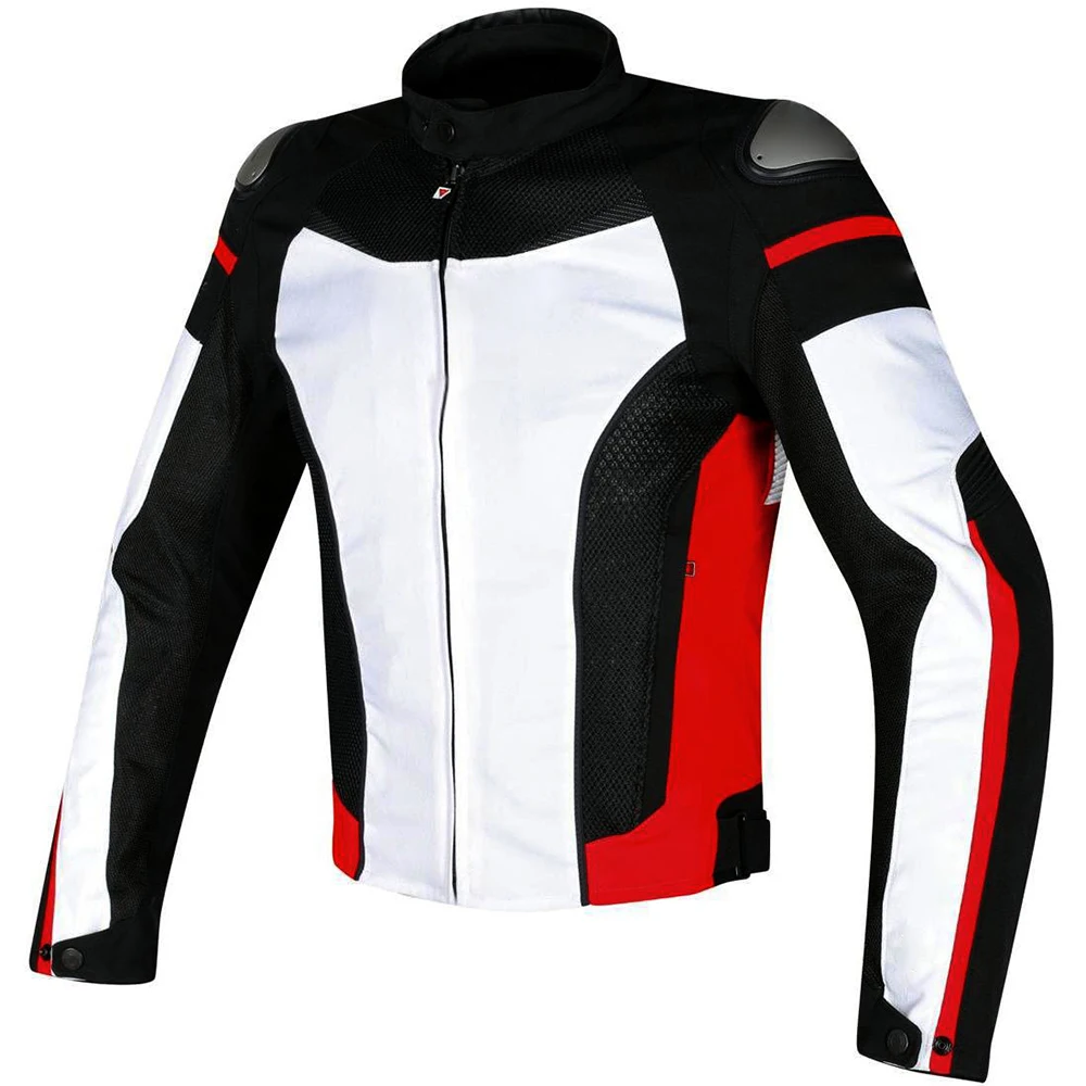 

Dain Super Speed Motorcycle Motorbike Textile Jacket Breathable Mesh SP-R Summer Moto Automobile Racing Jacket with Protectors