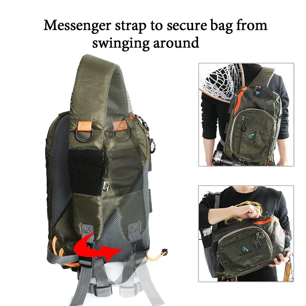 Maximumcatch Fly Fishing Sling Pack 3 слоя Рыболовная Сумка