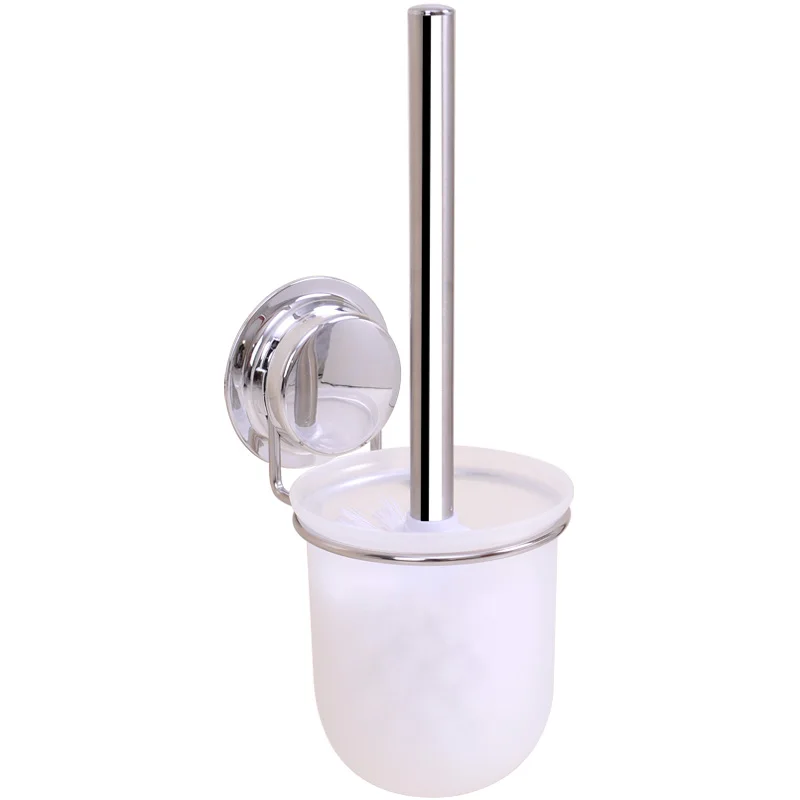 

Creative bathroom free punching toilet brush soft hair toilet brush suction cup stainless steel toilet brush set LO59530
