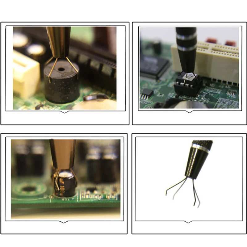 Фиксирующие инструменты Четыре Коготь Desigin ремонтный инструмент прецизионные детали захват IC компоненты чипа Catcher Зажимная клипса высокого качества
