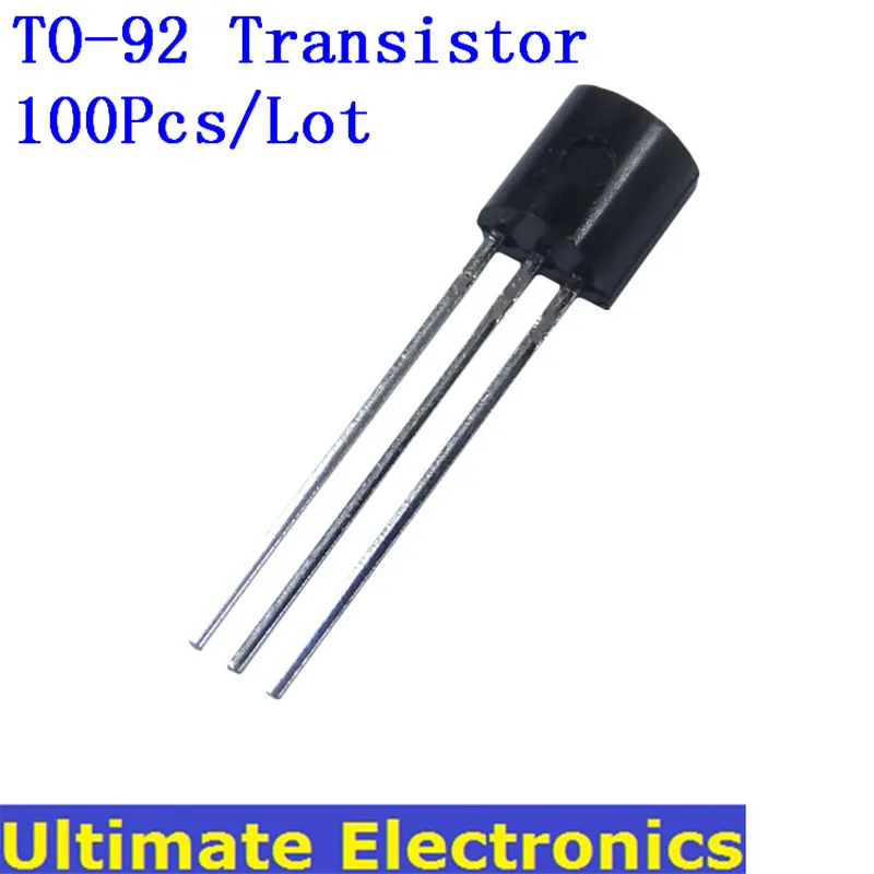 100 шт./лот К-92 транзисторы 2N2222 2N2907 2N3904 2N3906 2N5401 2N7000 A1015 2SC1815 BC317 BC327 BC517 BC547 C945 A42 A92 S8050