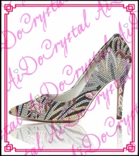 Aidocrystal sexy Shoes Customized High Heel Shoes Pointed Toe Bride Shoes Princess Pumps Elegant Wedding Shoes