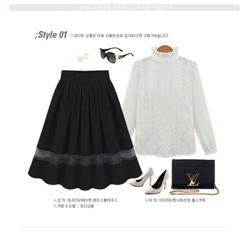 

2018 Direct Selling Tutu Faldas Saia New Women's Casual Solid Pleated Knee-length Stitching Fairy Skirt Female A Line Skirts