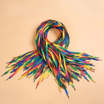 

100Pcs/lot (50Pair/lot) 1/1.2/0.9m Colorful laces shoelace