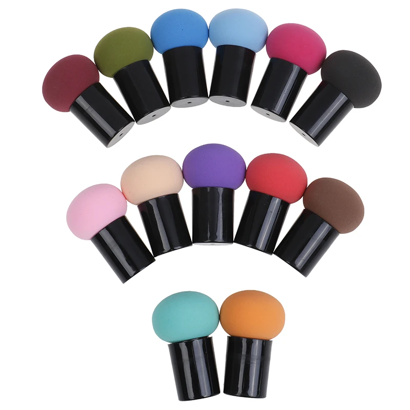 Губка для макияжа Косметическая Тональная основа консилер Румяна Грибная голова формы пуховка сухой и влажный крем пудра Красота Инструменты для лица гладкая