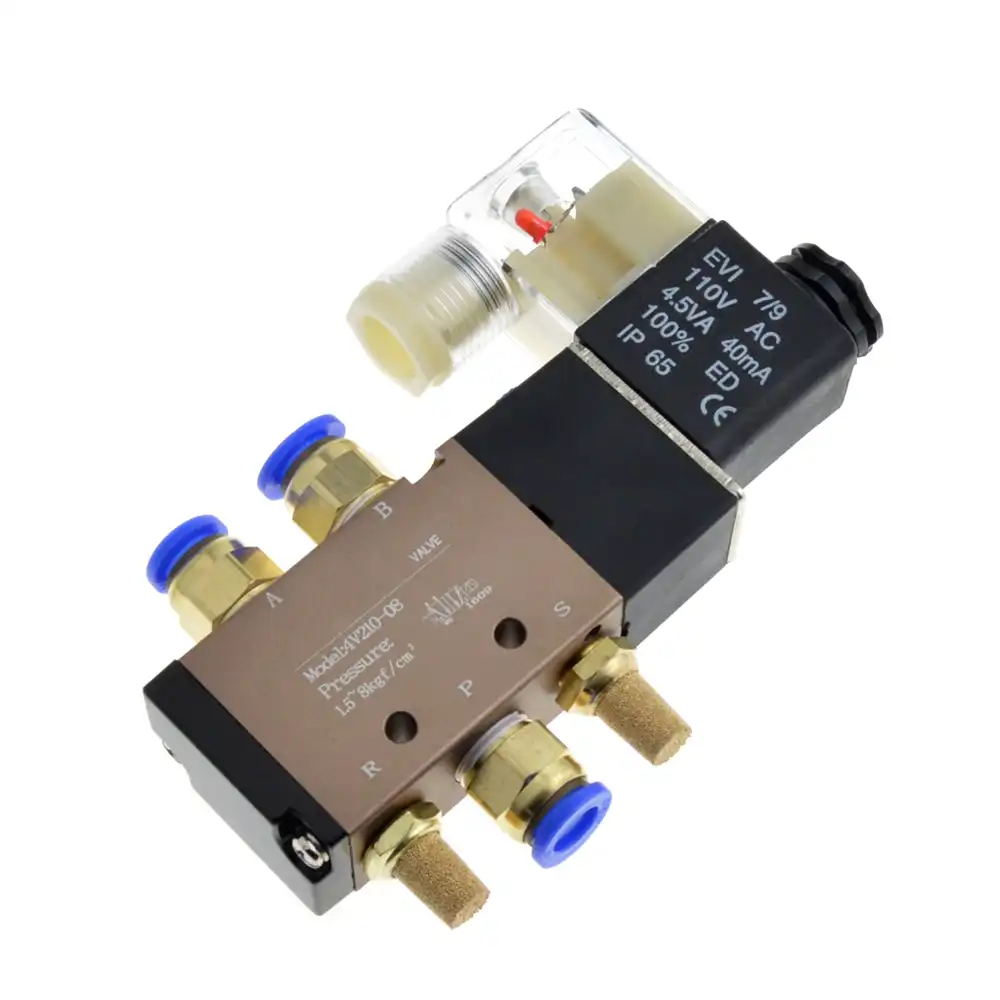 3 Way Port 2 Position 12V 24V 220V Pneumatic Air Solenoid Valve