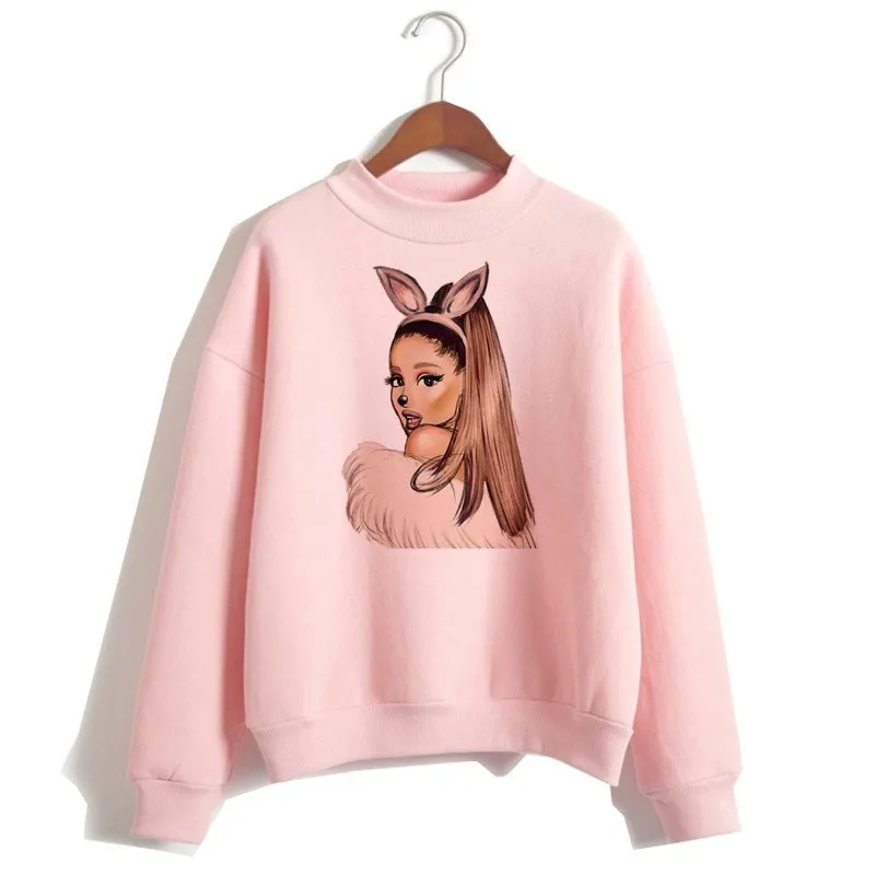 Женская толстовка с принтом из мультфильма Harajuku God Is A Woman пуловер Теплые Топы Ariana