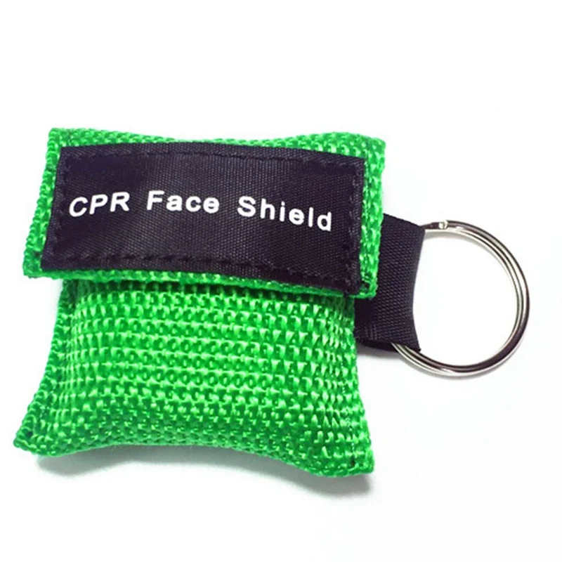 Цветная маска для искусственного дыхания при реанимации брелок аптечка первой помощи маска для лица медицинские инструменты