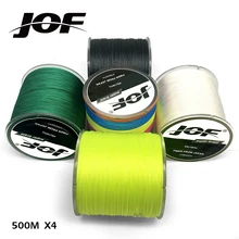 

2018 NEW Fishing Line 4 Strands PE Braided 500 Meters Multifilament Fishing Line Rope peche carpe Wire 10-80lb