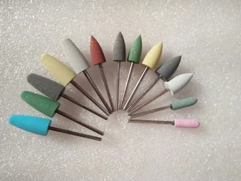 

1Set/13pcs Acrylic Polishing Burs Dental Polishers Resin Base Burs