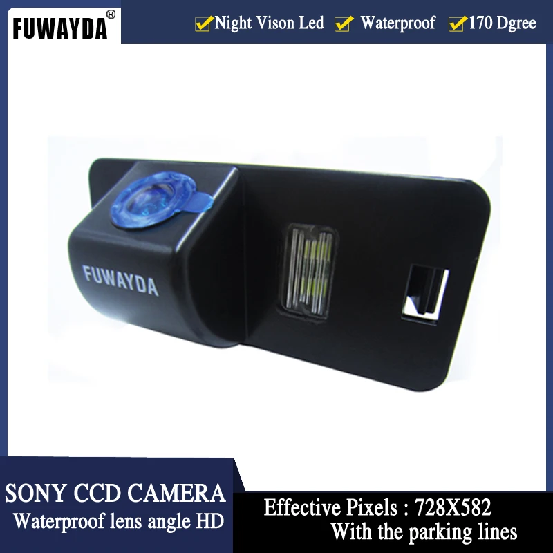 Провод LED ночного видения автомобиля SONY камера заднего вида CCD с ЖК монитором для