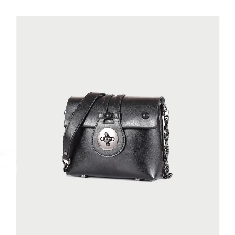 

2019 New Fashion Bag Simple Handbag Single Shoulder Slant Spin Soft Purse