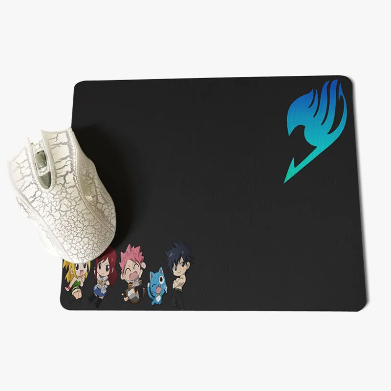 Yinuoda красивый аниме Сказочный Хвост Логотип ноутбук коврик для мыши Размер для 18x22 см 25x29 см маленький коврик для мыши