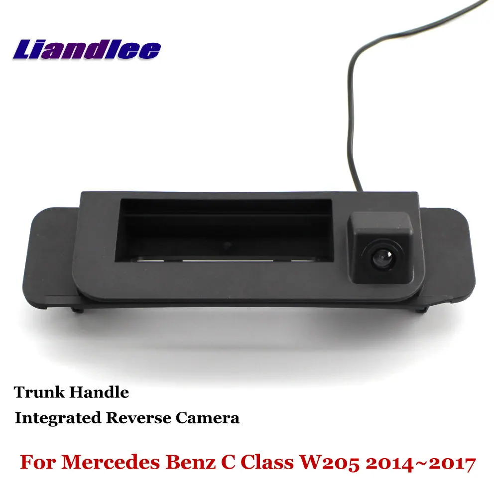 Liandlee для Mercedes Benz C Class W205 2014-2017 камера заднего вида парковочная Встроенная ручка