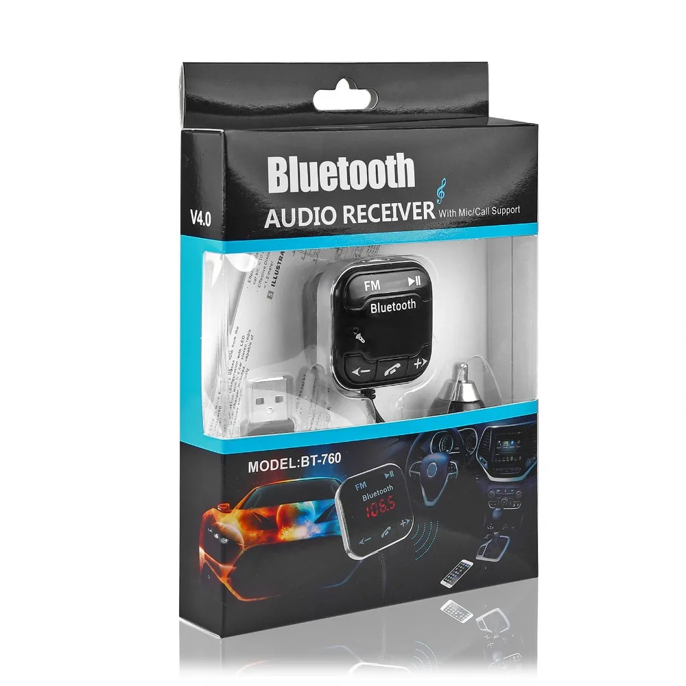 Автомобильный MP3-плеер Onever, Bluetooth, fm-передатчик, автомобильный комплект с двумя USB, Магнитная база, автомобильное зарядное устройство, fm-модулятор