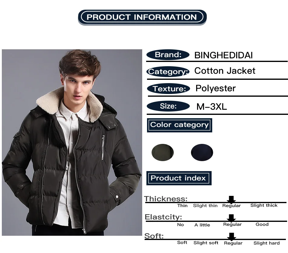 Winter Men Jacket Slim Down Jacket Men's Jacket Thermal Comfort Men's Coat Men's Down Jacket Male Windproof Parka (1)