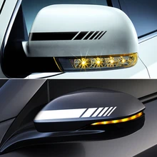 Автомобильный Стайлинг Зеркало заднего вида наклейки украшения аксессуары для renault scenic fiat 500x mitsubishi outlander 3 Vesta lada
