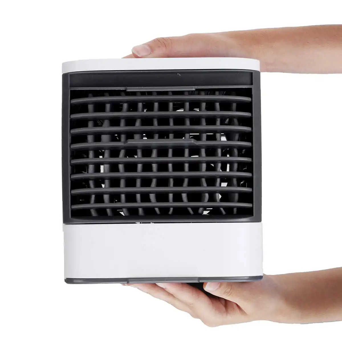 

New Mini Portable Air Conditioner Fan USB LED Night Light Air Humidifier Purifier Filter Desktops 3-Speed Air Cooling Cooler Fan