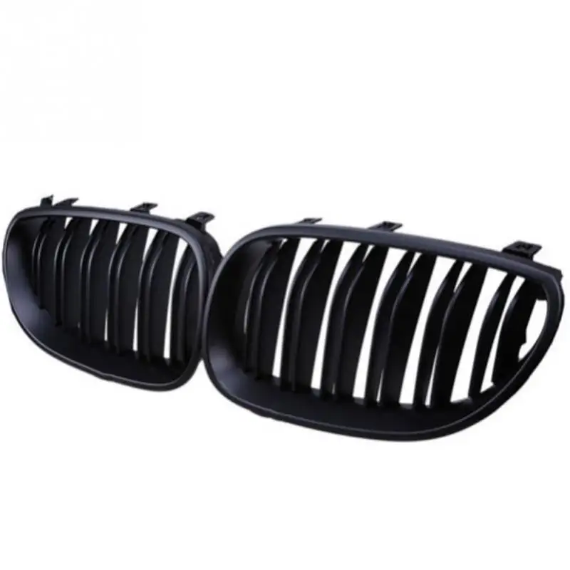 

2pcs Matte Black Car Grilles Double Bar For BMW 5 Series E60 E61 GZ.A E60 YS