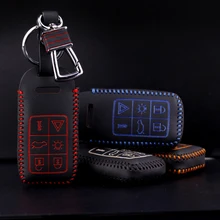 Brand New Высокое качество Натуральная Кожа Дистанционного Управления Ключа Автомобиля Чехол кошелек Сумка Обложка Для ВОЛОВ Серии
