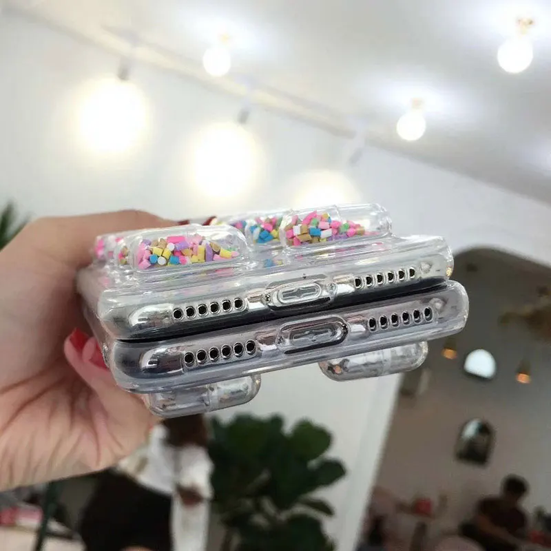 Чехол Boucho для телефона с милыми красочными капсулами iPhone X 6 6s 8 Plus забавный