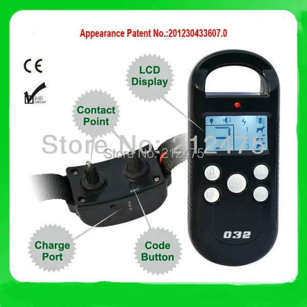 1 Dog Training System 300M Rechargeable &amp Waterproof Remote Collar Electric Shock Vibration 2013 Newest | Дом и сад