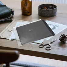 100 Pcs A4 Transparent 11 Hole Thick Office Paper Storage Cover Loose Leaf File Protect Bag