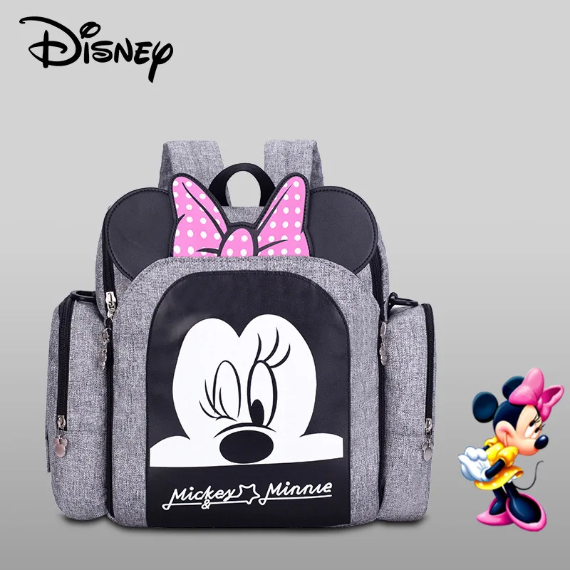Disney обеденный стул пеленки мешок рюкзак многофункциональный водонепроницаемый сумка Путешествия подгузник рюкзак для мама материнства сумки