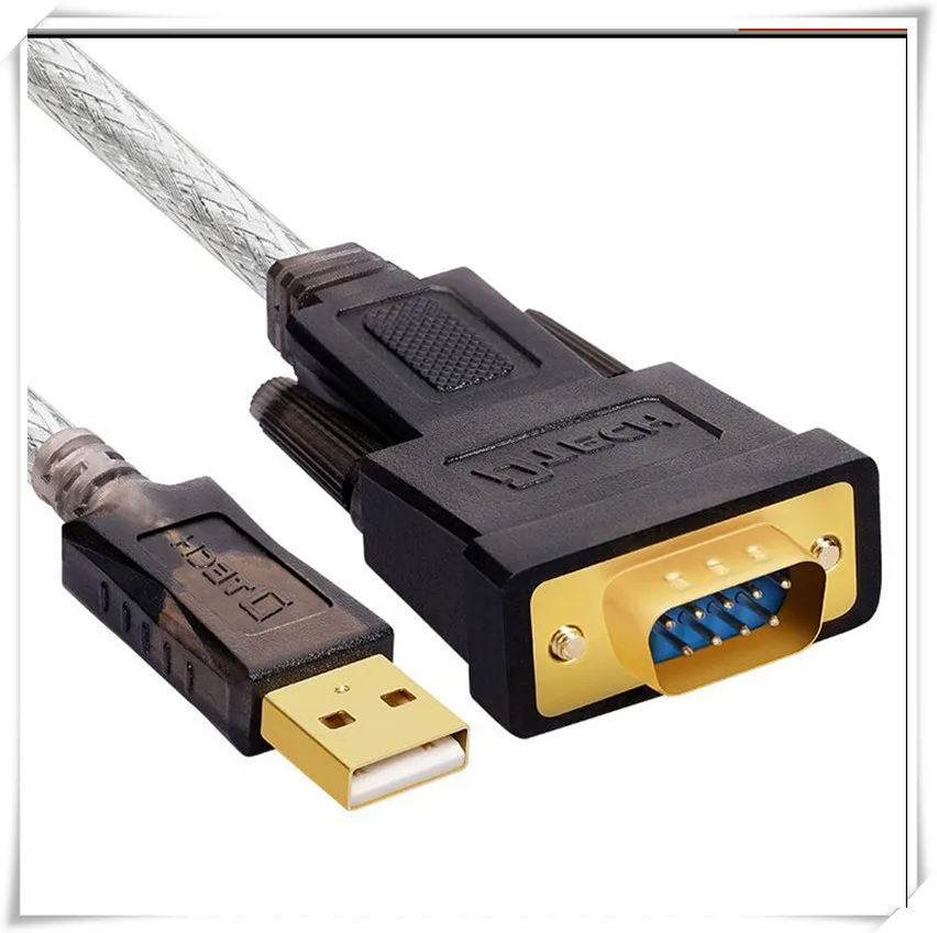 Dtech dtech 6ft 10ft usb to rs232 db9 serial adapter w ftdi chip