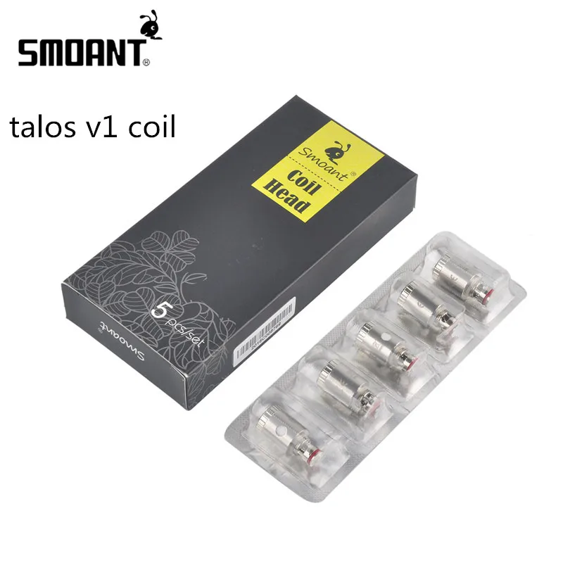 5 шт./лот Cloupor сменная катушка Talos для smoant Knight V1 атомайзер бак 0 3/0.5ohm K/SS/Ti/Clapton