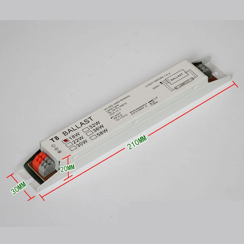 2 шт. T5 2X28W 2X14W T8 18W 36W 220V 240V 50/60HZ мощные электронные балласты 210X30X20mm|electronic ballast|ballast