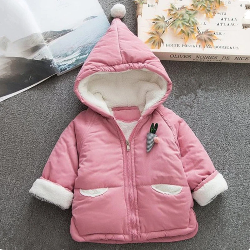 KONFA Toddler Newborn Kids Baby Girls Winter Warm Outerwear Fluffy Cotton Jacket Zipper Coat Pullover Clothes KONFA Toddler Newborn Kids Baby Girls Winter Warm Outerwear Fluffy Cotton Jacket Zipper Coat Pullover Clothes