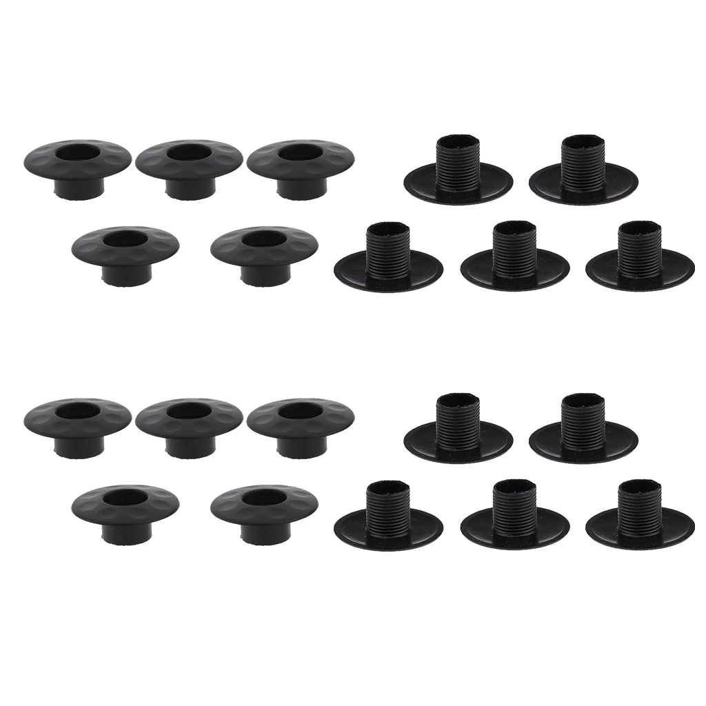 Durable Rubber Washers + End Caps +Bumpers + Rod Bearing for Foosball Table Football for Camping Hiking Indoor Games