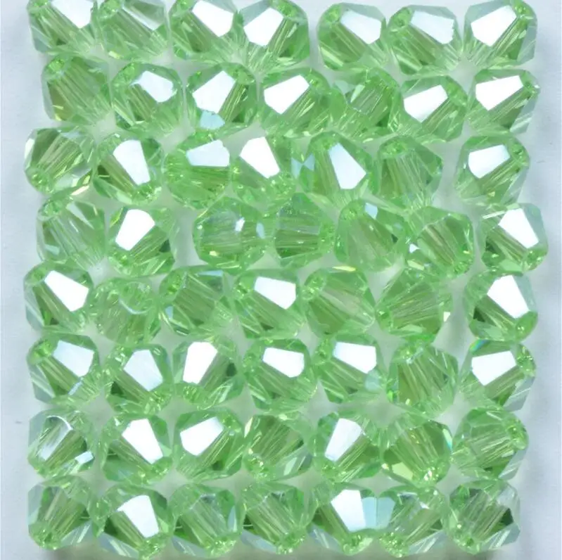 100pcs/Bag Grade AAA 4mm 5301 Seed Bicone Bead Wholesale 4 mm Bicone Roundlle Glass Crystal Beads 30 Color Pick 