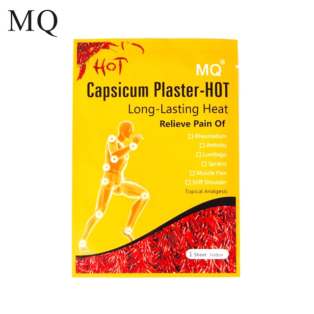 MQ 30 Pcs Chinese Medical Hot Capsicum Pain Relief Plaster for Joints