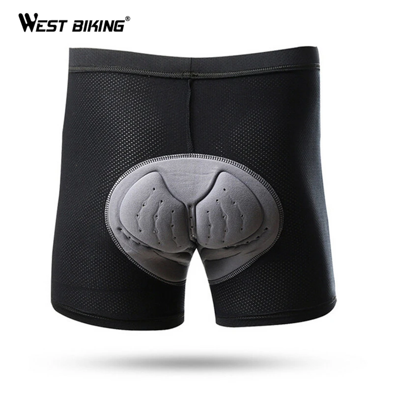 WEST BIKING Cycling Underwear Silicone Pad Bicycle Shorts Clothing