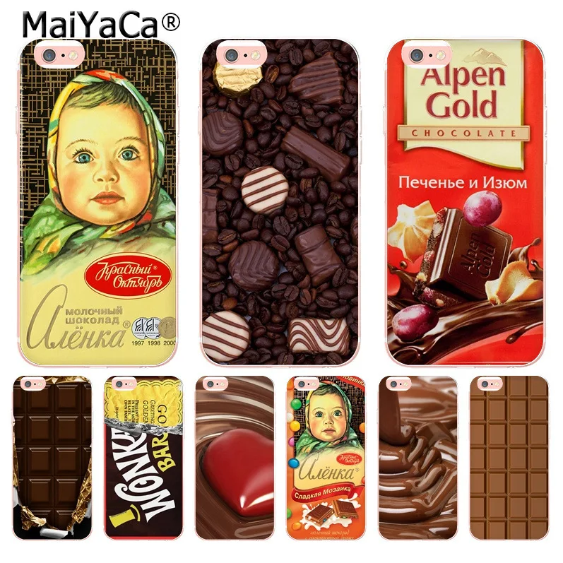 Прозрачный чехол для телефона alenka bar wonka chocolate iphone 12 11 Pro 8 7 6 6S Plus X 5 5S SE XS XR XSMAX |