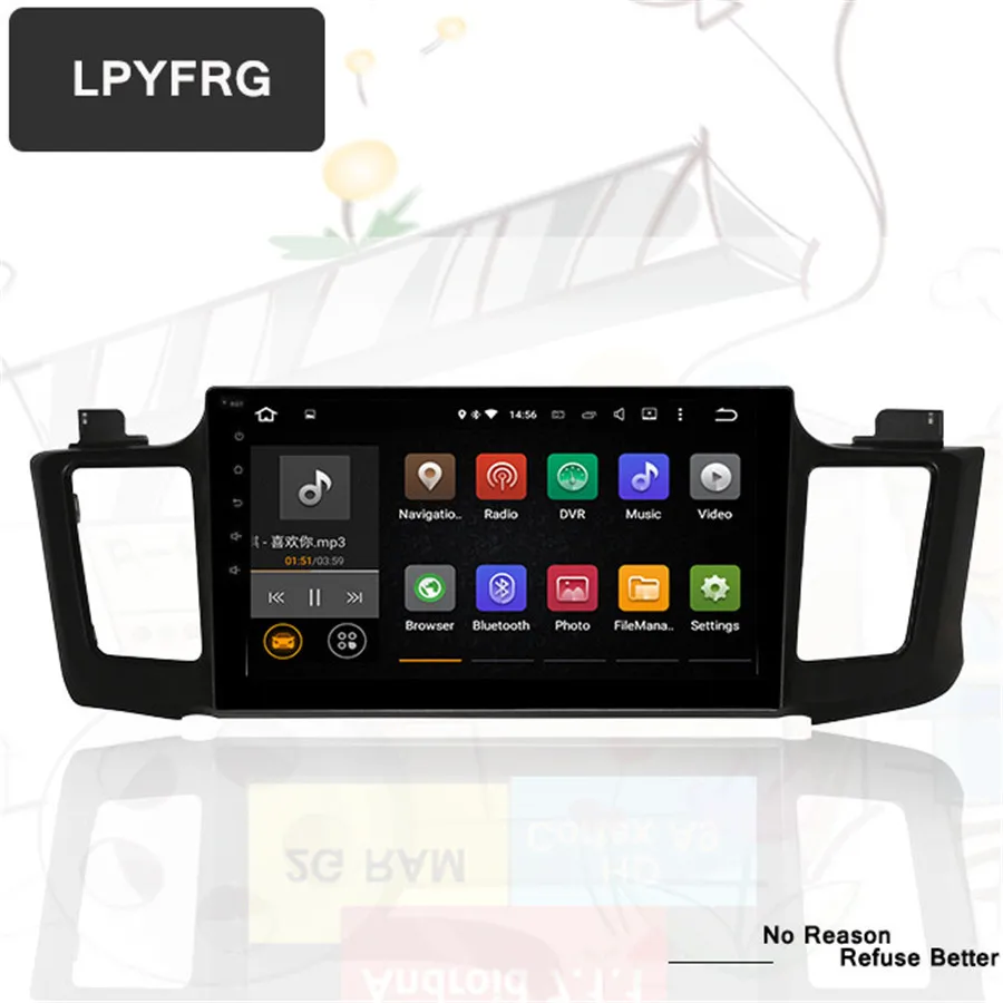 2 din android 10 Автомобильный GPS радио для Toyota RAV4 2016 2017 2018 2019 автомобильный головное
