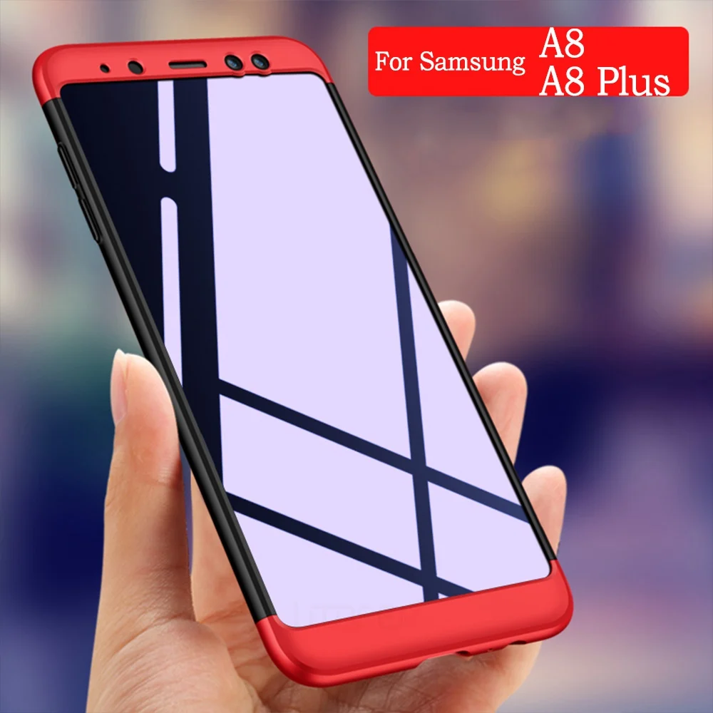 Полностью Защитный чехол для телефона Samsung Galaxy A8 2018 Plus A 8 Funda Etui |
