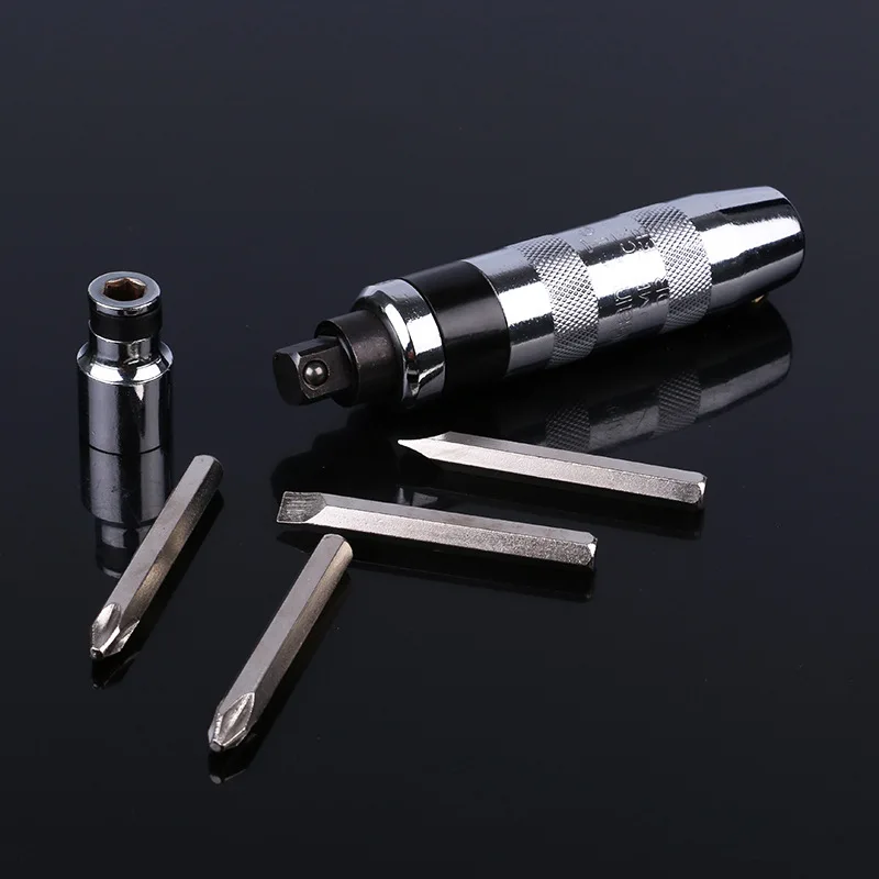 

Multi-purpose Heavy Duty Impact Screwdriver Set Driver Chisel Bits Tools Socket Kit with Case Flat