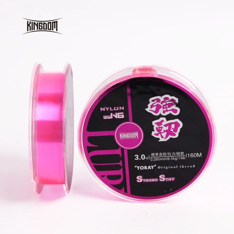 

Kingdom Fishing Line Nylon 160 m Material Super Strong Carp 8 10 12 14 LB lines multifilament for fishing