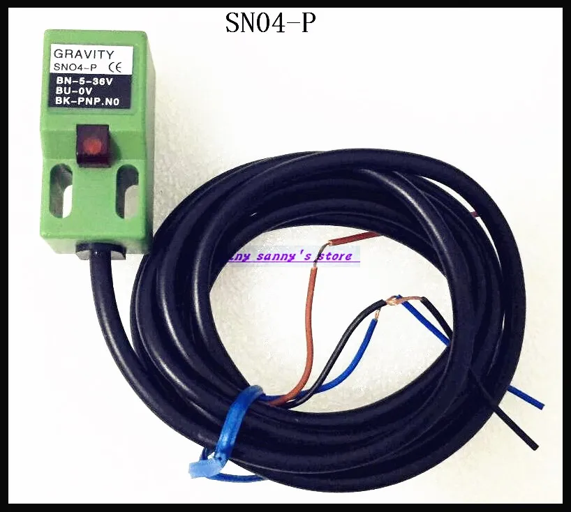 

5-10 pcs/Lot SN04-P 4mm Approach Sensor 5-36VDC PNP NO 3 Wires Inductive Proximity Switch Brand New